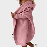 Marcela™ | Cardigan Tricoté à Capuche Oversize