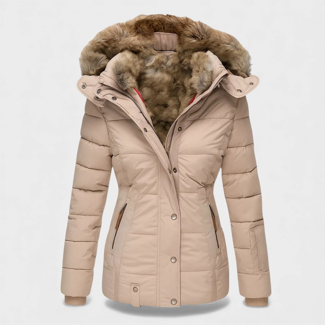Alba™ | Manteau d'Hiver avec Doublure en Fourrure