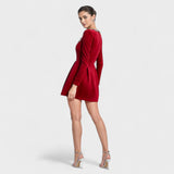 Valeria™ | Robe courte en velours élégante