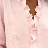 Jimena™ | Blouse élégante et légère avec volants