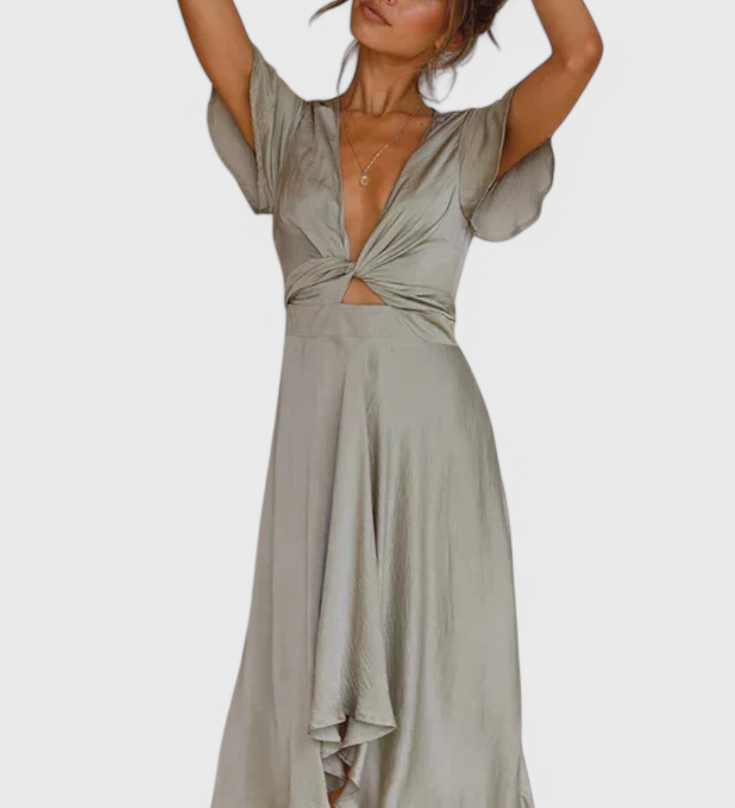 Robe Élégante Franzi avec Décolleté en V