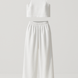 Ensemble Avelina Minimaliste en Coton et Lin Léger