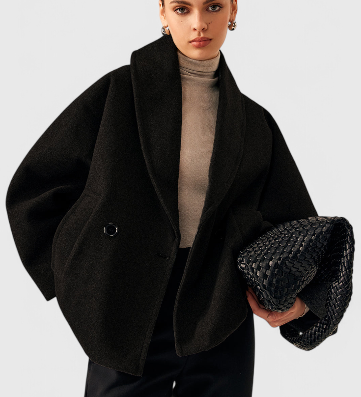 Manteau Oversized Helena en Laine