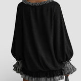 Aitana™ | Robe Mini Noire avec Tombé Fluide