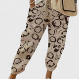Pantalon large taille haute Alba
