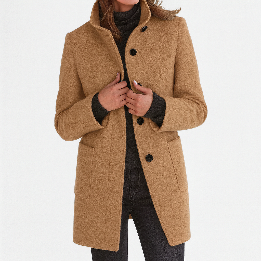 Soledad™ | Manteau élégant avec col haut