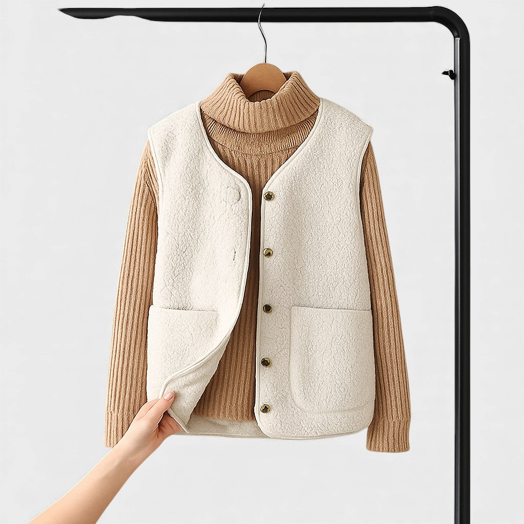 Helena™ | Gilet en Laine Douce