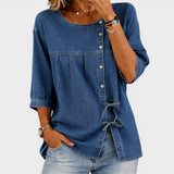 Paloma™ | Blouse en Denim Vintage