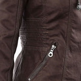 Leandra - Veste en cuir