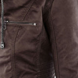 Leandra - Veste en cuir