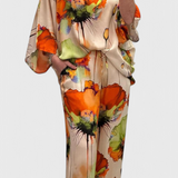 Ensemble Floral Karoline en Deux Pièces avec Coupe Décontractée