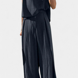 Ensemble Deux Pièces Pantalon Large Lauren