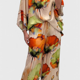 Ensemble Floral Karoline en Deux Pièces avec Coupe Décontractée