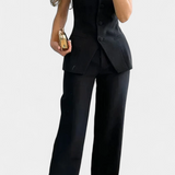 Ensemble Haut Tube Minimaliste Ekaterina et Pantalon Large