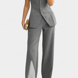 Ensemble Haut Tube Minimaliste Ekaterina et Pantalon Large