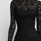 Florentina™ | Robe Maxi Noire Élégante