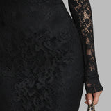 Florentina™ | Robe Maxi Noire Élégante