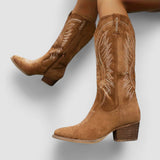 Valentina | Bottes de Cowboy avec Talon Bloc Stable et Confortable
