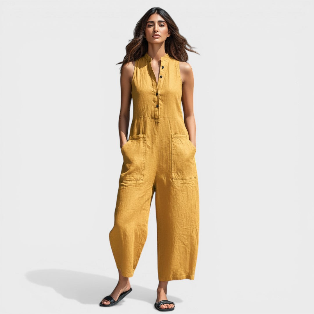Lucinda™ | Combinaison Élégante Sans Manches