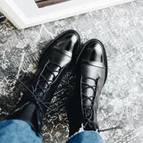 Gabriela | Bottes en Cuir Synthétique Noir