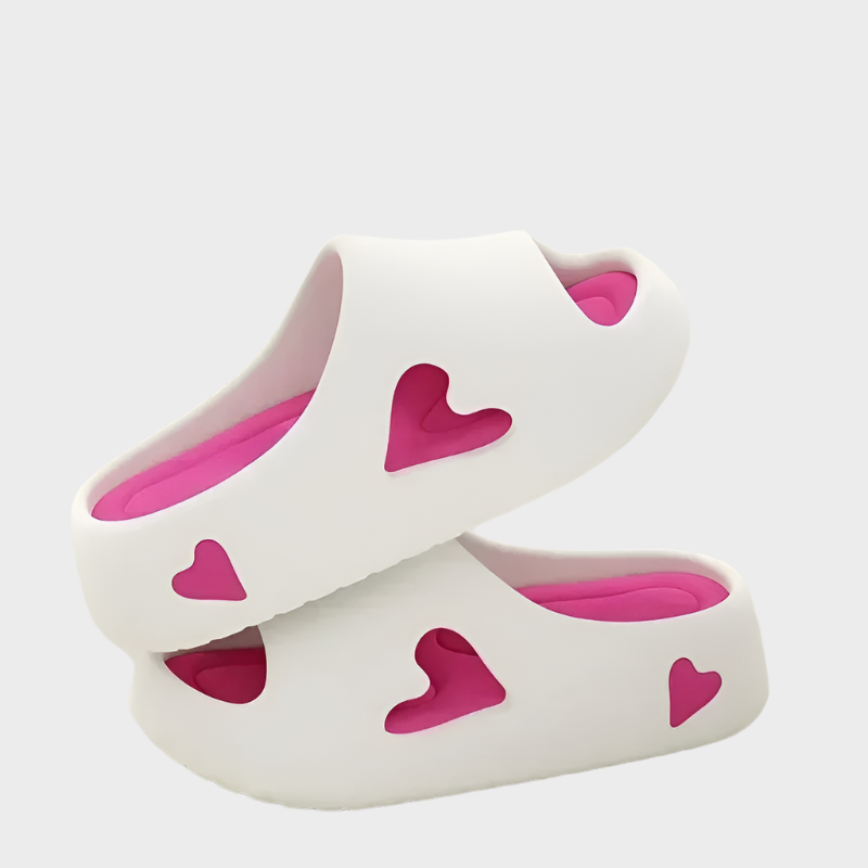 Tongs en forme de cœur