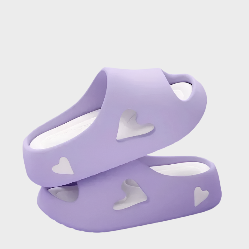 Tongs en forme de cœur