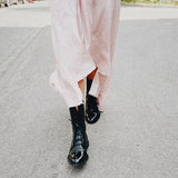 Gabriela | Bottes en Cuir Synthétique Noir