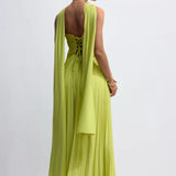 Aurelina™ | Robe Maxi Plissée Sans Bretelles