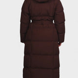 Sofía™ | Manteau Long Matelassé avec Ceinture