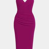 Robe Sans Bretelles et Sans Dos Iveta