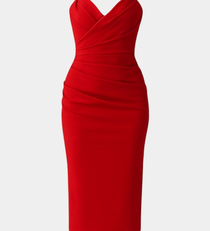 Robe Sans Bretelles et Sans Dos Iveta