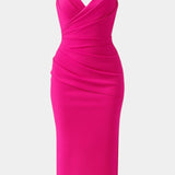 Robe Sans Bretelles et Sans Dos Iveta