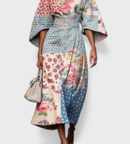 Noelia™ | Robe Florale Élégante et Flottante