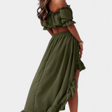 Katja | Ensemble 2 Pièces Off-Shoulder