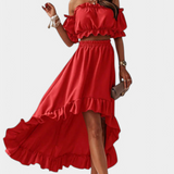 Katja | Ensemble 2 Pièces Off-Shoulder