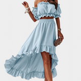 Katja | Ensemble 2 Pièces Off-Shoulder