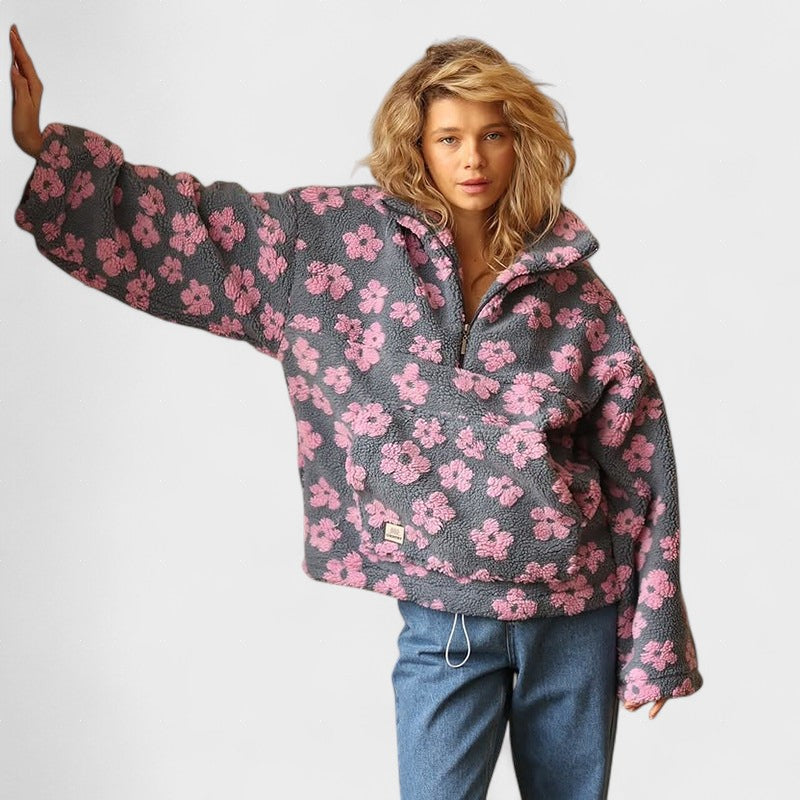 Dalia™ | Sweat-shirt en polaire chaud et moderne