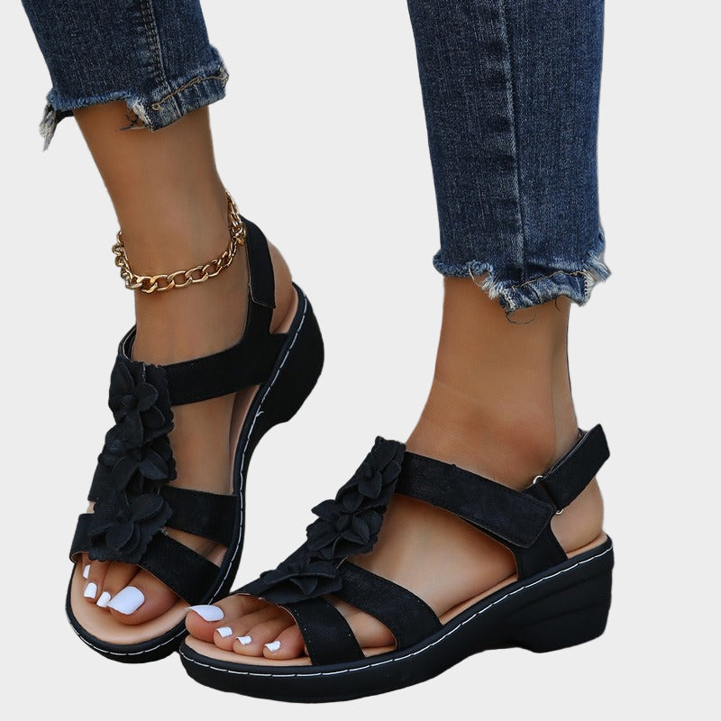 Sandales Brodées – Orthopédiques