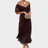 Herminia™ | Robe élégante avec décolleté en V