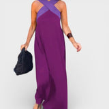 Cayetana™ | Robe longue avec un décolleté croisé