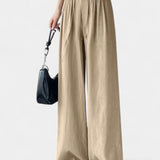 Pantalon Ilyana à taille haute et jambes larges