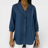 Elena™ | Blouse Élegante à Volants