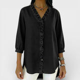Elena™ | Blouse Élégante avec Volants