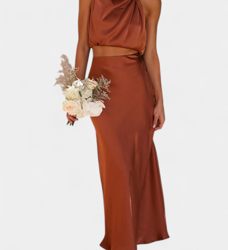 Hanna | Ensemble jupe sans doublure