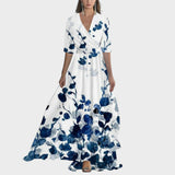 Helena™ | Robe maxi avec un magnifique imprimé floral