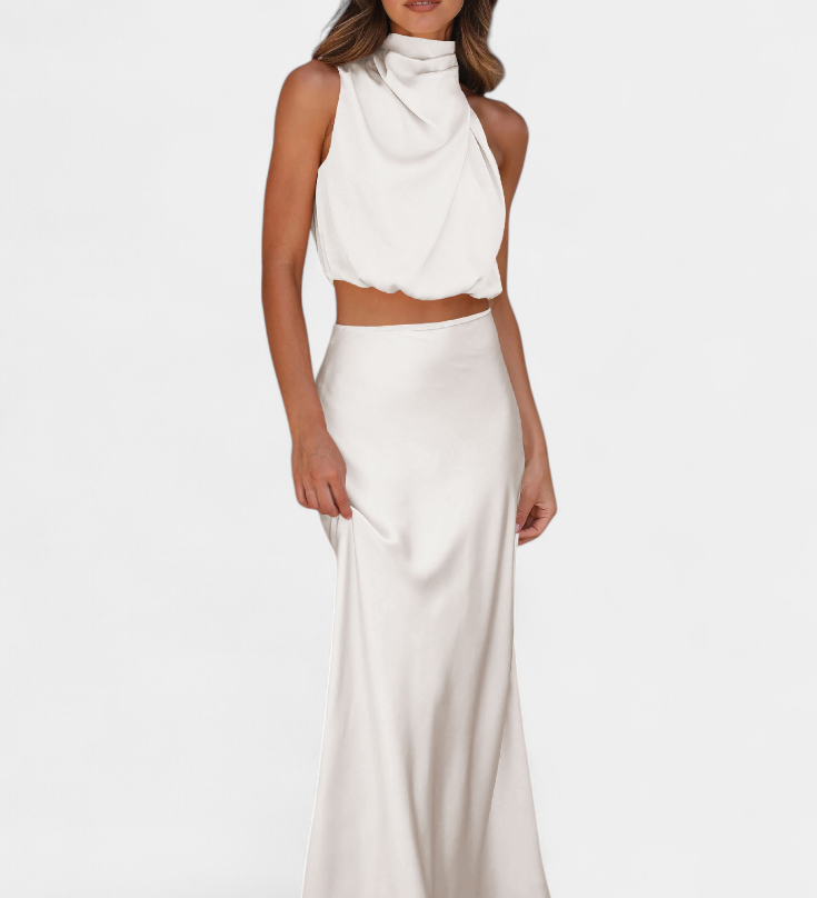 Hanna | Ensemble jupe sans doublure