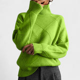 Elena™ | Pull Tricot Col Montant