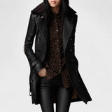 Helena™ | Manteau en cuir élégant
