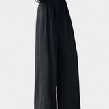 Pantalon Ilyana à taille haute et jambes larges