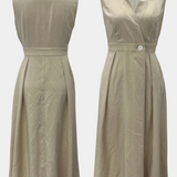 Robe Blazer Sans Manches Beverly avec Coupe A-Line et Boutons